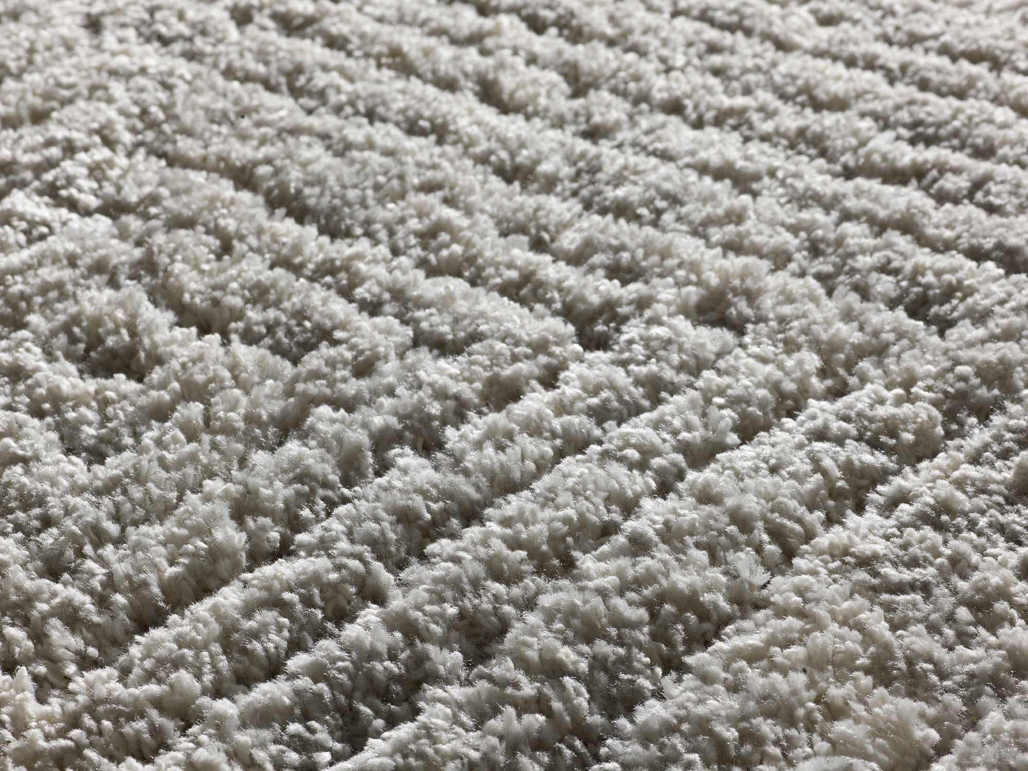 HOCHFLORTEPPICH Silber Atesa 120/170 cm - Silberfarben, Naturmaterialien/Textil (120/170cm) - Atticgo