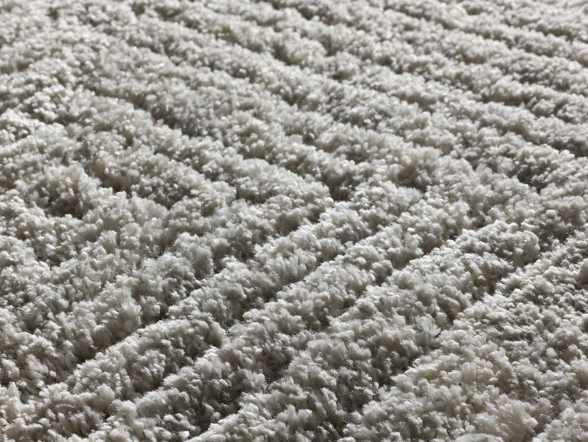 HOCHFLORTEPPICH Silber Atesa 120/170 cm - Silberfarben, Naturmaterialien/Textil (120/170cm) - Atticgo