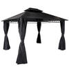HARDTOP PERGOLA Grau - Grau, Textil (360/290/300cm) - MCW