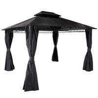 HARDTOP PERGOLA Grau - Grau, Textil (360/290/300cm) - MCW