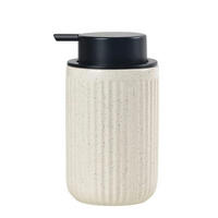 SEIFENSPENDER Keramik 350ml Pockennarbiges Beige - Beige, Keramik (8/14/8cm)