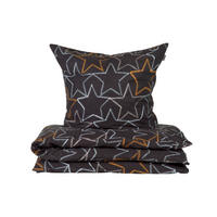 BETTWÄSCHESET Lizzy - Feinbiber - 2-teilig - 135x200 cm - Dunkelgrau - Dunkelgrau, Textil (135/200cm) - SCHIESSER