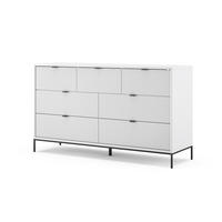 SIDEBOARD Eliza Weiß 140 x 81 cm mit 7 Schubladen - Weiß, Holzwerkstoff (140/81/42cm) - Vicco