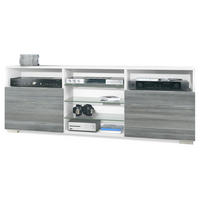 LOWBOARD Granada Front in Avola-Anthrazit - Anthrazit, Holzwerkstoff (146/54/35cm) - Vladon
