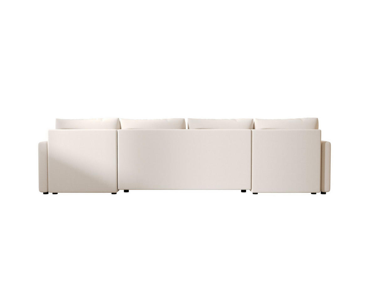 ECKSOFA MOS U BIS Cosmic 10 mit Schlaffunktion - Beige, Textil (285/85/140cm) - Bedante