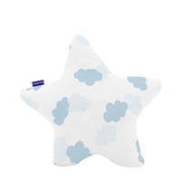 KISSEN clouds 50x50 cm blau - Blau, Textil (50/50cm) - Happy Friday