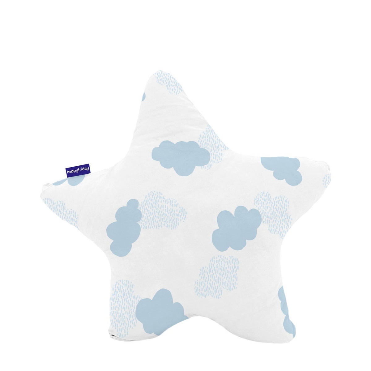 KISSEN clouds 50x50 cm blau - Blau, Textil (50/50cm) - Happy Friday