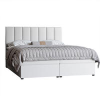 BOXBETT ZELTO 200/200 cm, mit Matratze und Topper, Weiß - Weiß, Holzwerkstoff/Textil (200/200cm) - Idohome