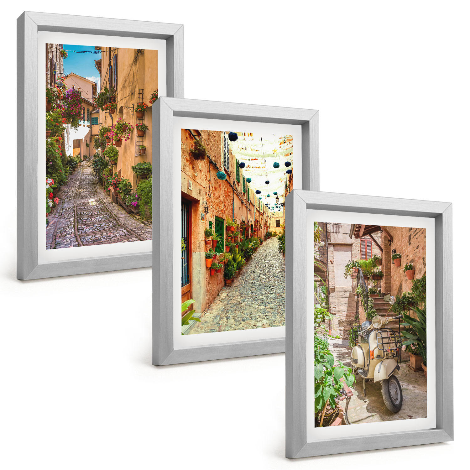 Tulup Bilder Silber 20x30 cm