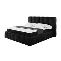 BOXBETT - AURI-H4 - 160x200 Schwarz Lapitt - Schwarz Hochglanz/Schwarz, Holzwerkstoff (160/200cm) - ALTDECOR