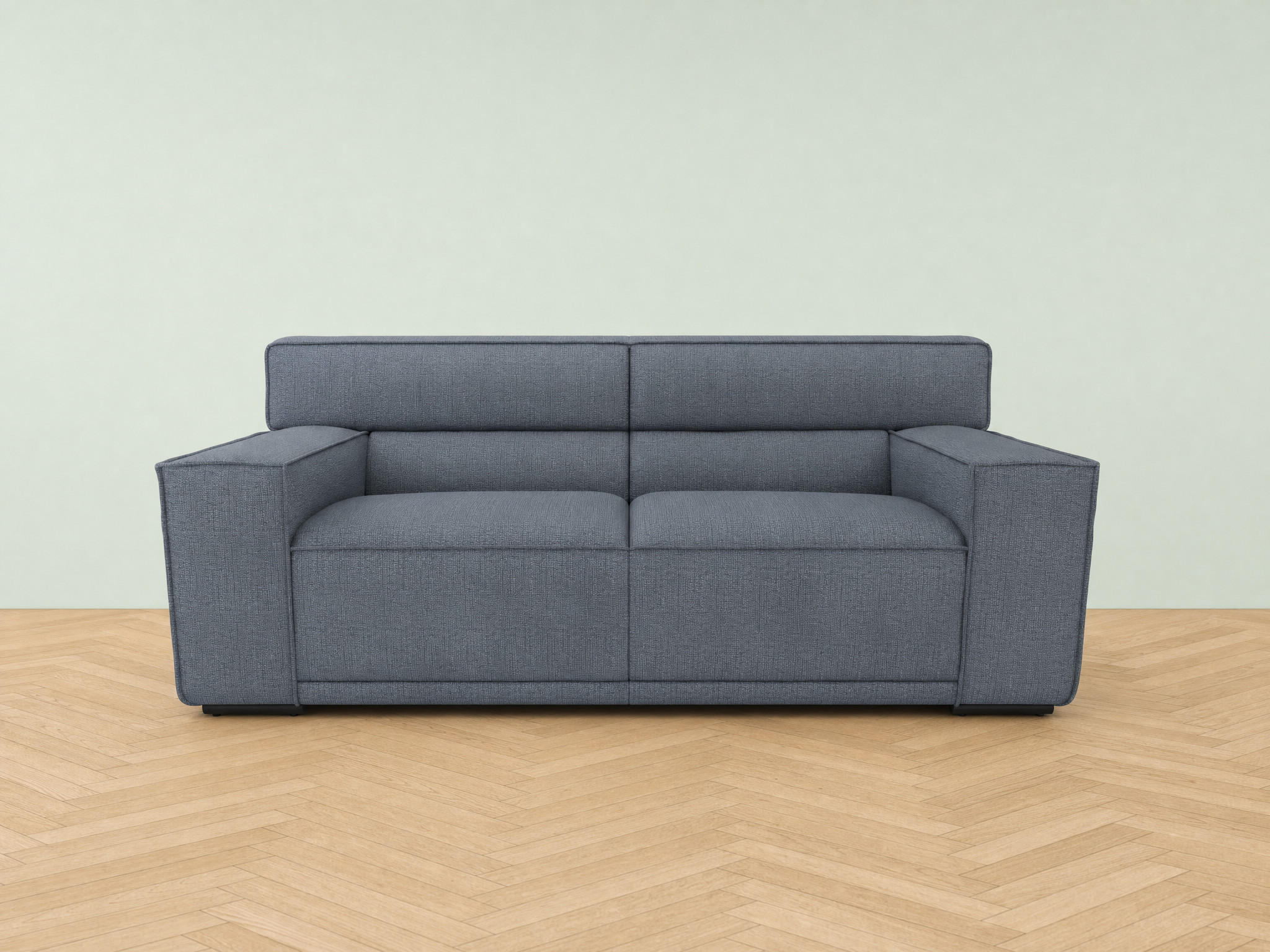 foamnova 2,5-Sitzer Blaugrau 194x78x106 cm