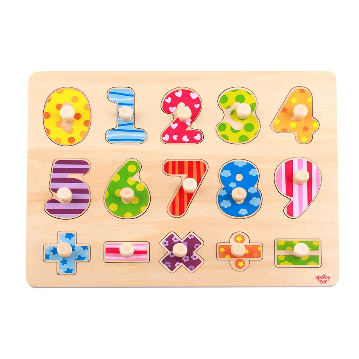 Tooky Toy Holz Mehrfarbig 22x30 cm