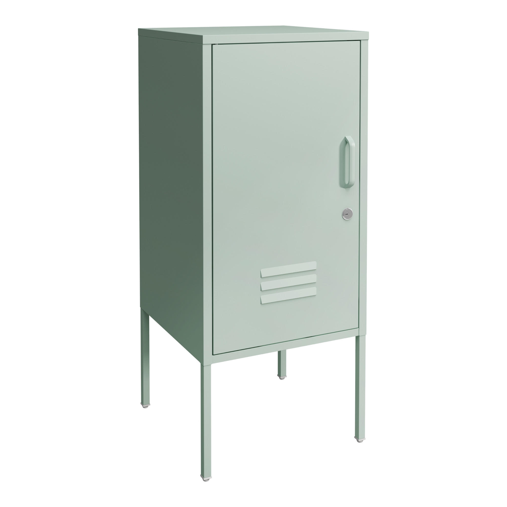 NACHTTISCH Hausjärvi - Mintgrün, Metall (35/82/35cm) - [en.casa]