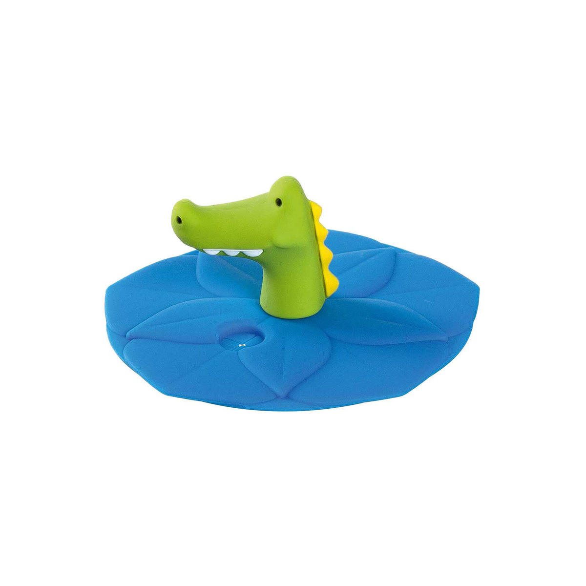 KINDERBECHER MIT DECKEL Bambini Elefant & Krokodil 215 ml 2er Set - Grau/Grün, Kunststoff (0.215L) - Leonardo Living