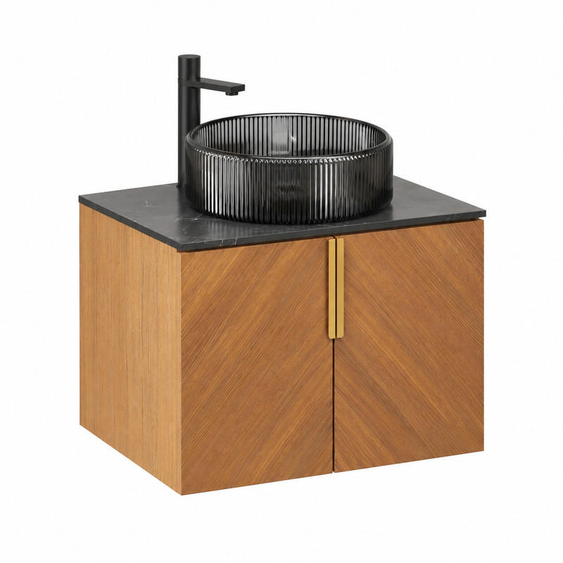 Beauniv Waschtisch Schwarz 50x52.6x61 cm