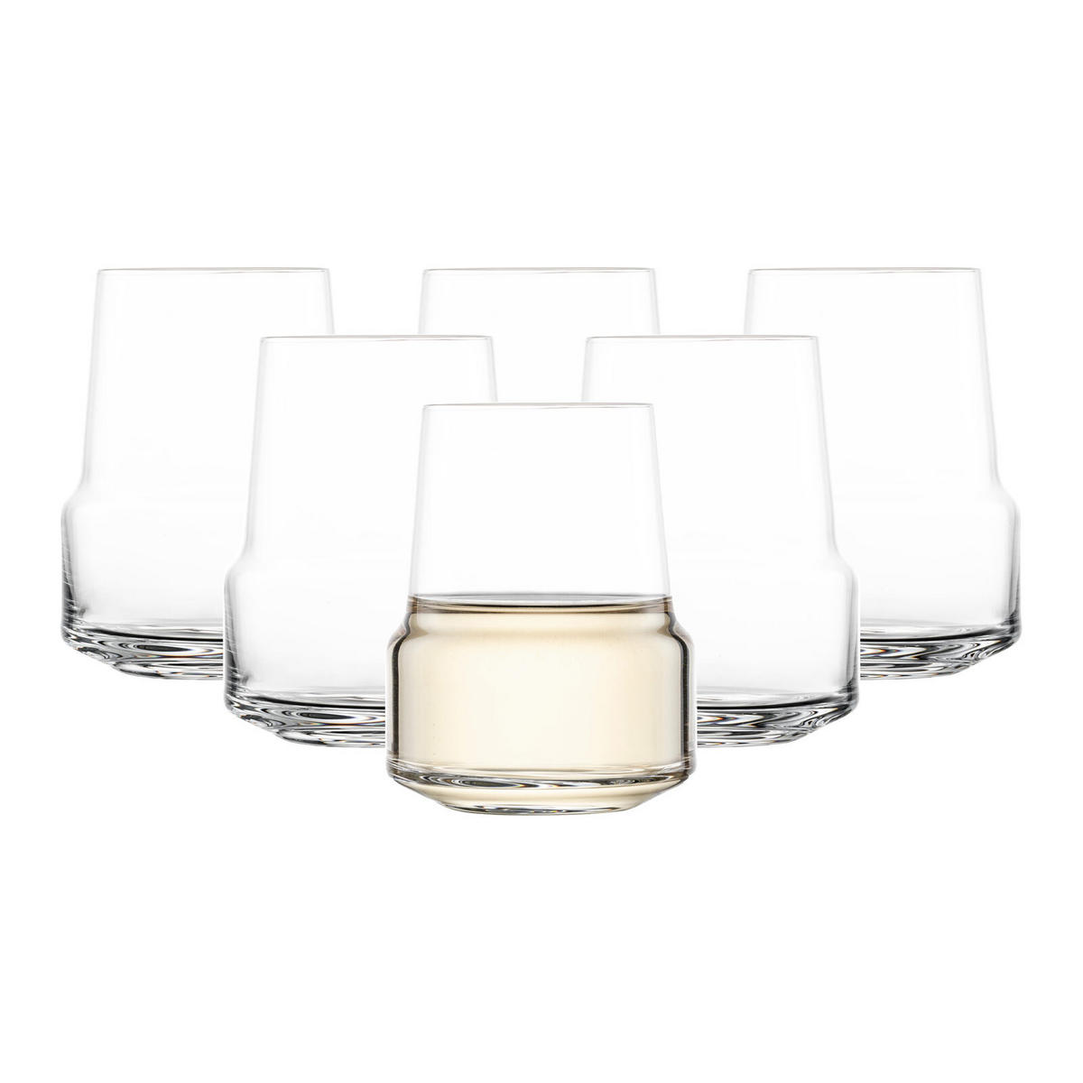 SEKT TUMBLER Level transparent 412 ml 6er Set - Transparent, Glas (412L) - Zwiesel Glas