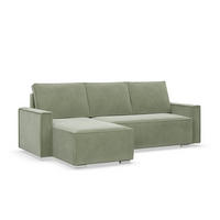 ECKSOFA MIT SCHLAFFUNKTION NOTO BONELL Grün - Grün, Textil (142/231cm) - Mebligo