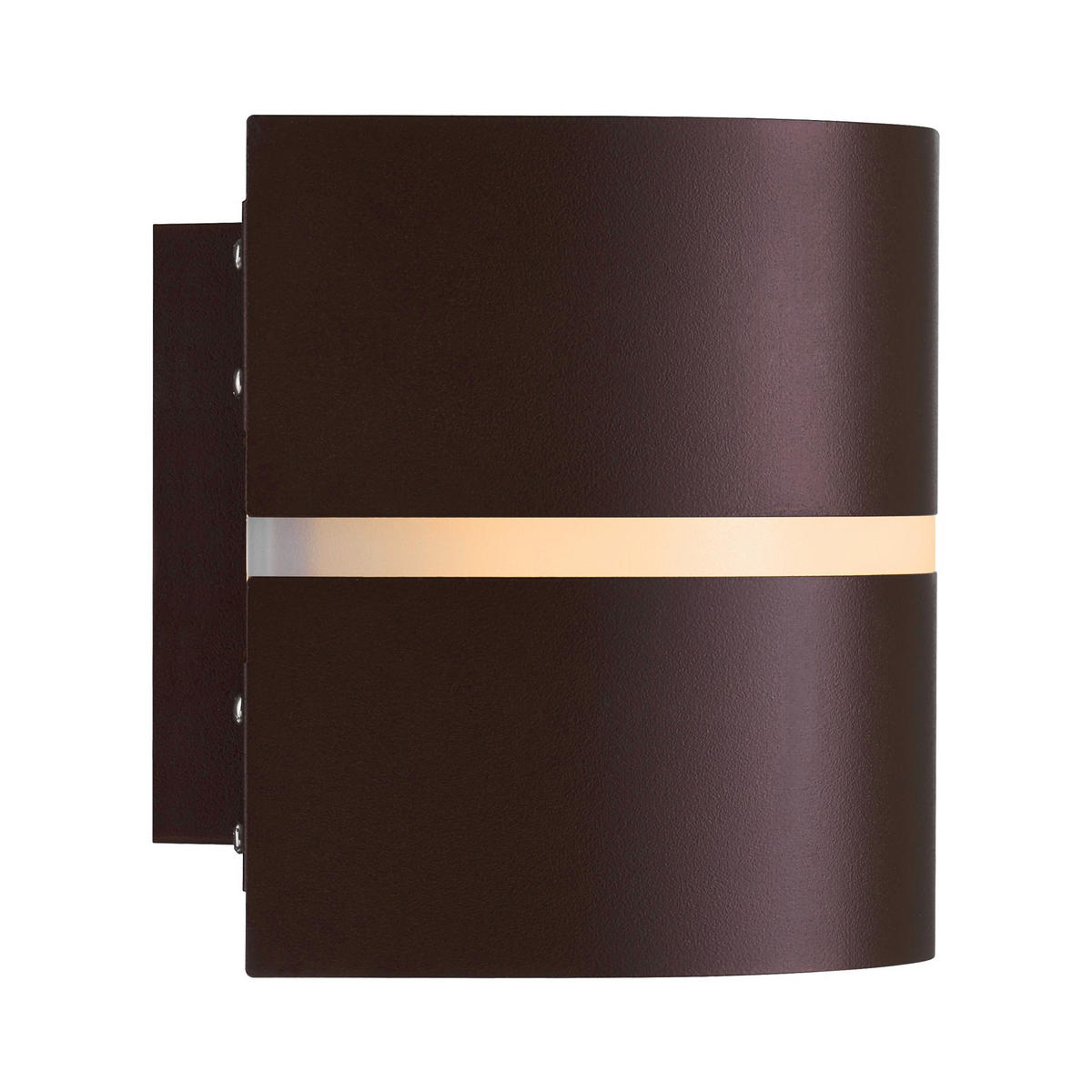 WANDLEUCHTE Sibelis - Braun - 19.5/12 cm - Braun, Kunststoff (19.5/12/12cm) - Nordlux