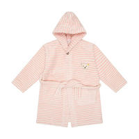 BADEMANTEL Unisex Rosa Baumwolle - Multicolor, Textil (128null) - Steiff