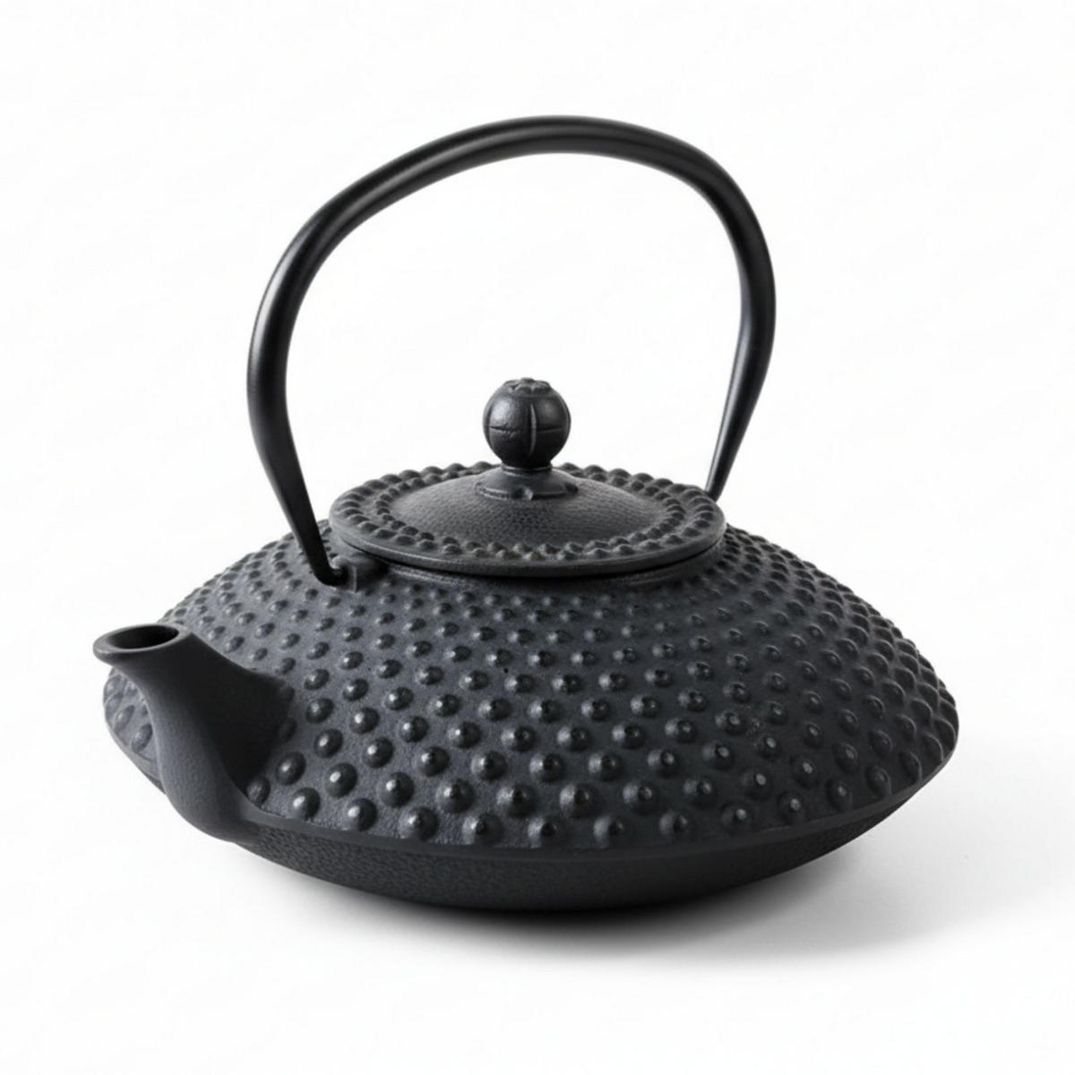 TEEKANNE Gusseisen Mika 1250 ml - Schwarz, Metall (1.25L) - AROMELIO