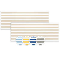 STRANDTUCH, 2er-Set, 70x180 cm, 100% Baumwolle, Beige - Beige, Textil (70/180cm) - Zollner