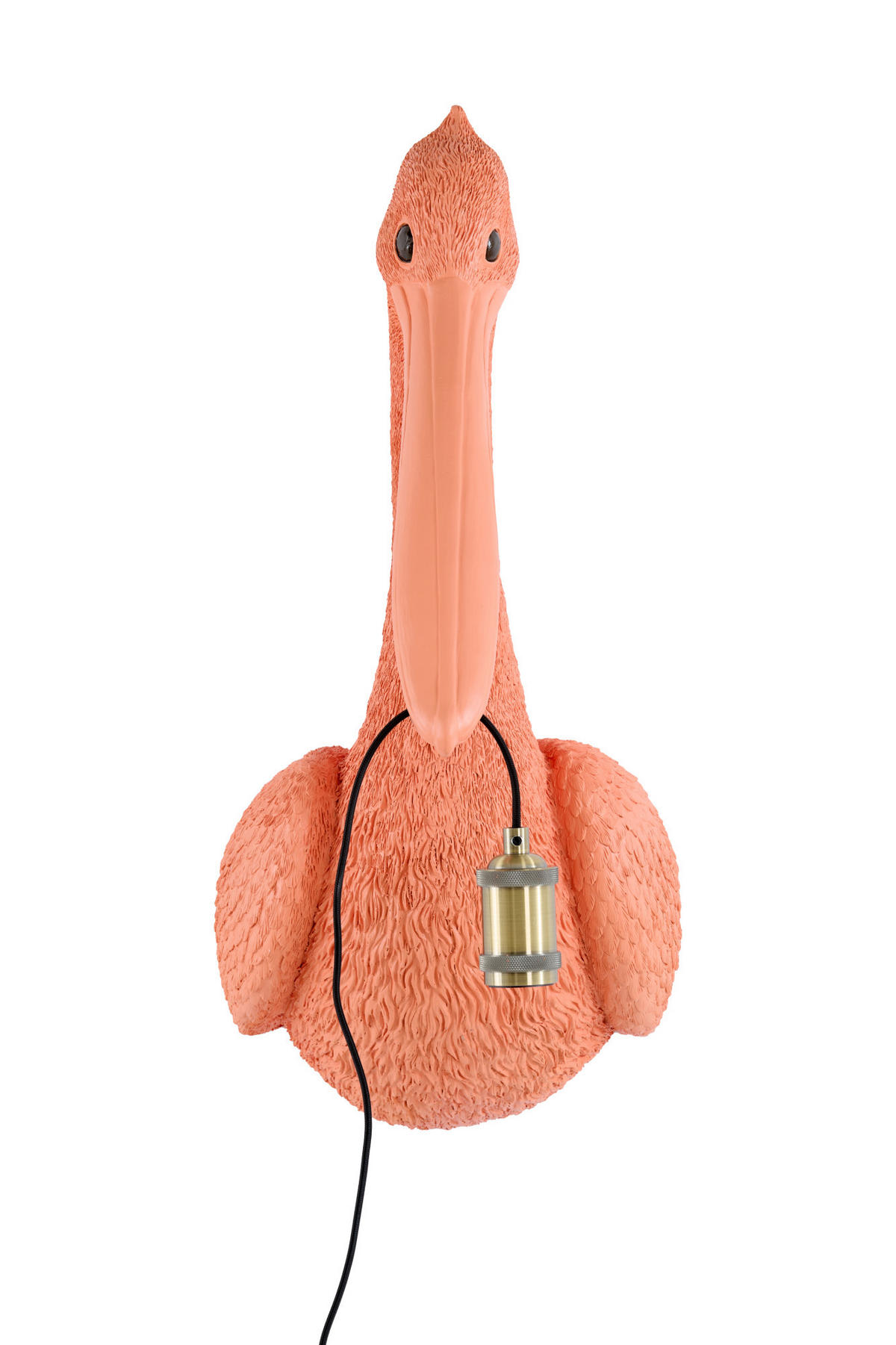 WANDLEUCHTE Pelikan Rosa 33/28/63 cm - Pink, Kunststoff (28/63/33cm) - Light & Living