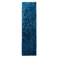 HOCHFLORTEPPICH Whisper Blau 80x300 cm - Blau, Textil (80/300cm) - benuta Nest