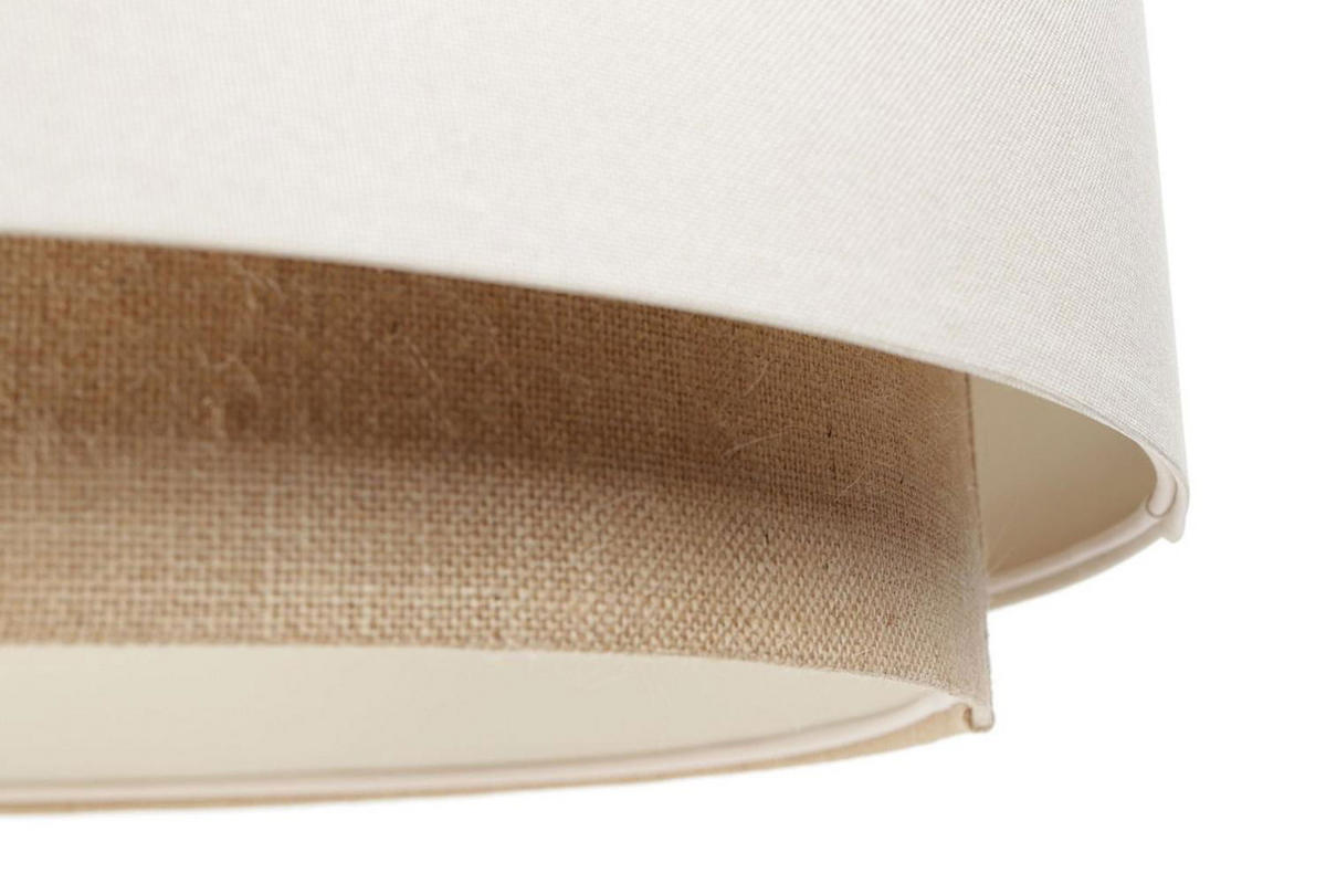HÄNGELEUCHTE Beige 60/25 cm - Beige, Kunststoff (60/1.9/25cm) - ONZENO