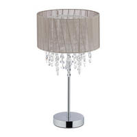 TISCHLAMPE - Multicolor, Kunststoff/Textil (24/24/43cm) - Relaxdays