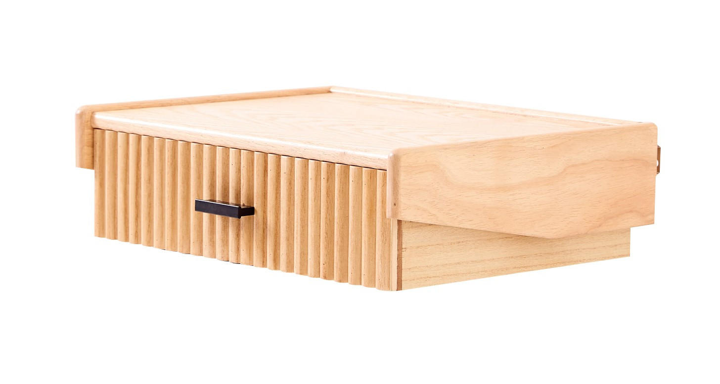 NACHTTISCH Rechteckig Braun 45 x 33 x 13 cm - Braun, Holz (45/13/33.5cm) - Nordlys