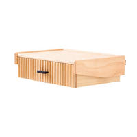 NACHTTISCH Rechteckig Braun 45 x 33 x 13 cm - Braun, Holz (45/13/33.5cm) - Nordlys