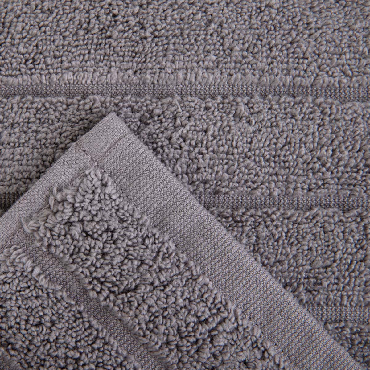 BADETUCH Astri grau 50/90 cm - Grau, Textil (50/90cm) - Homla