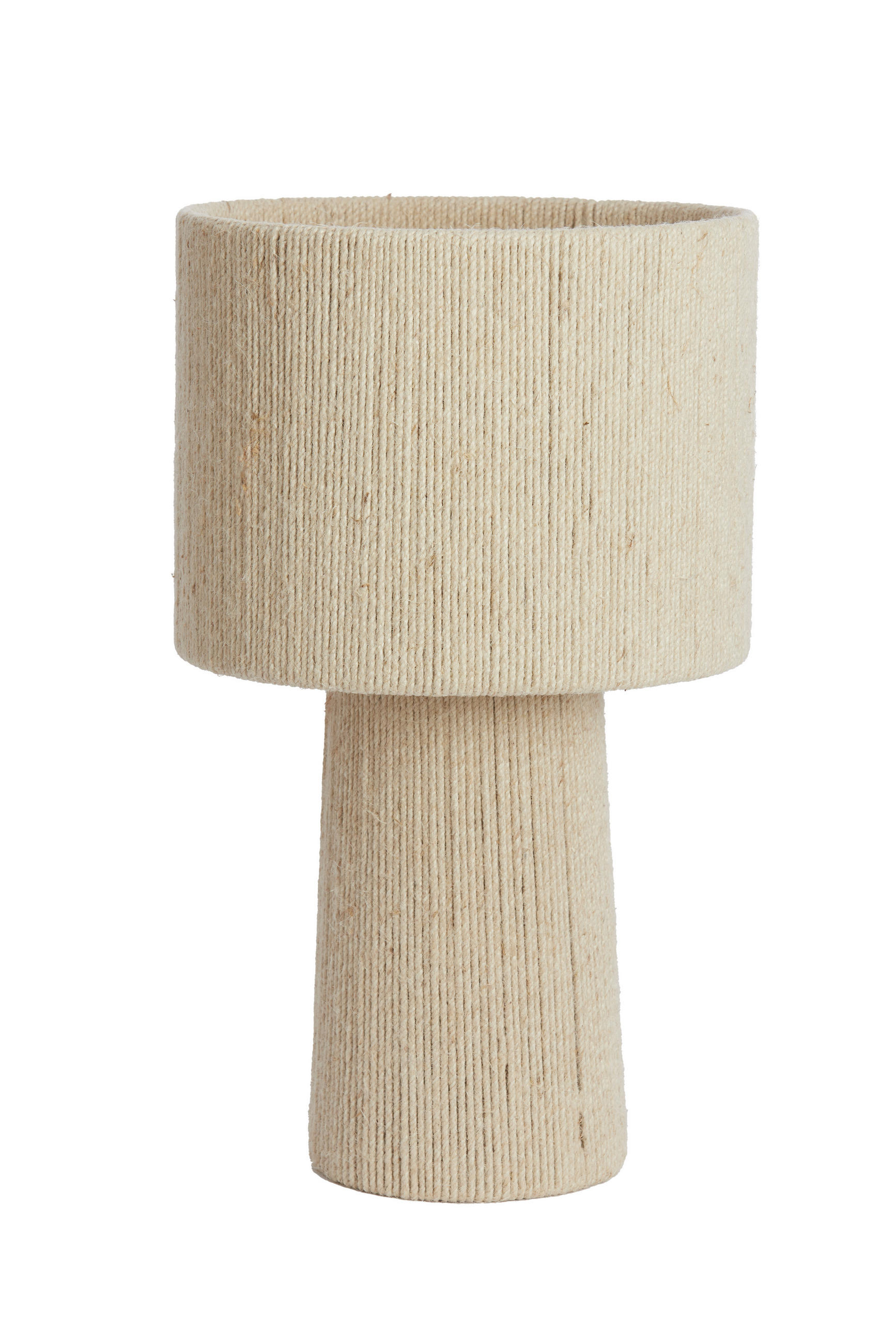 TISCHLAMPE Pitino Braun Ø31,5/51 cm - Beige, Textil (31.5/31.5/51cm) - Light & Living