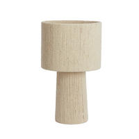 TISCHLAMPE Pitino Braun Ø31,5/51 cm - Beige, Textil (31.5/31.5/51cm) - Light & Living