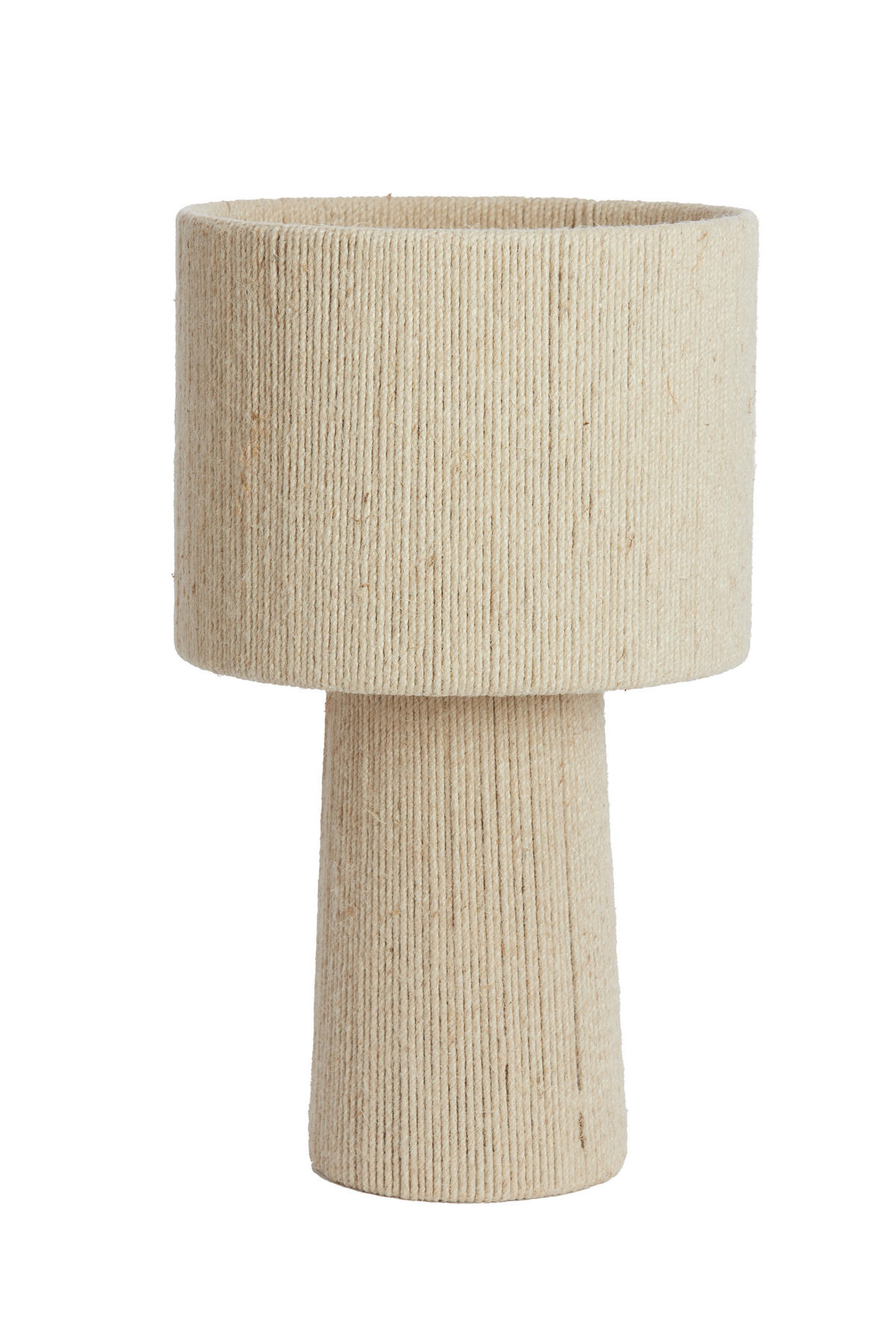 TISCHLAMPE Pitino Braun Ø31,5/51 cm - Beige, Textil (31.5/31.5/51cm) - Light & Living