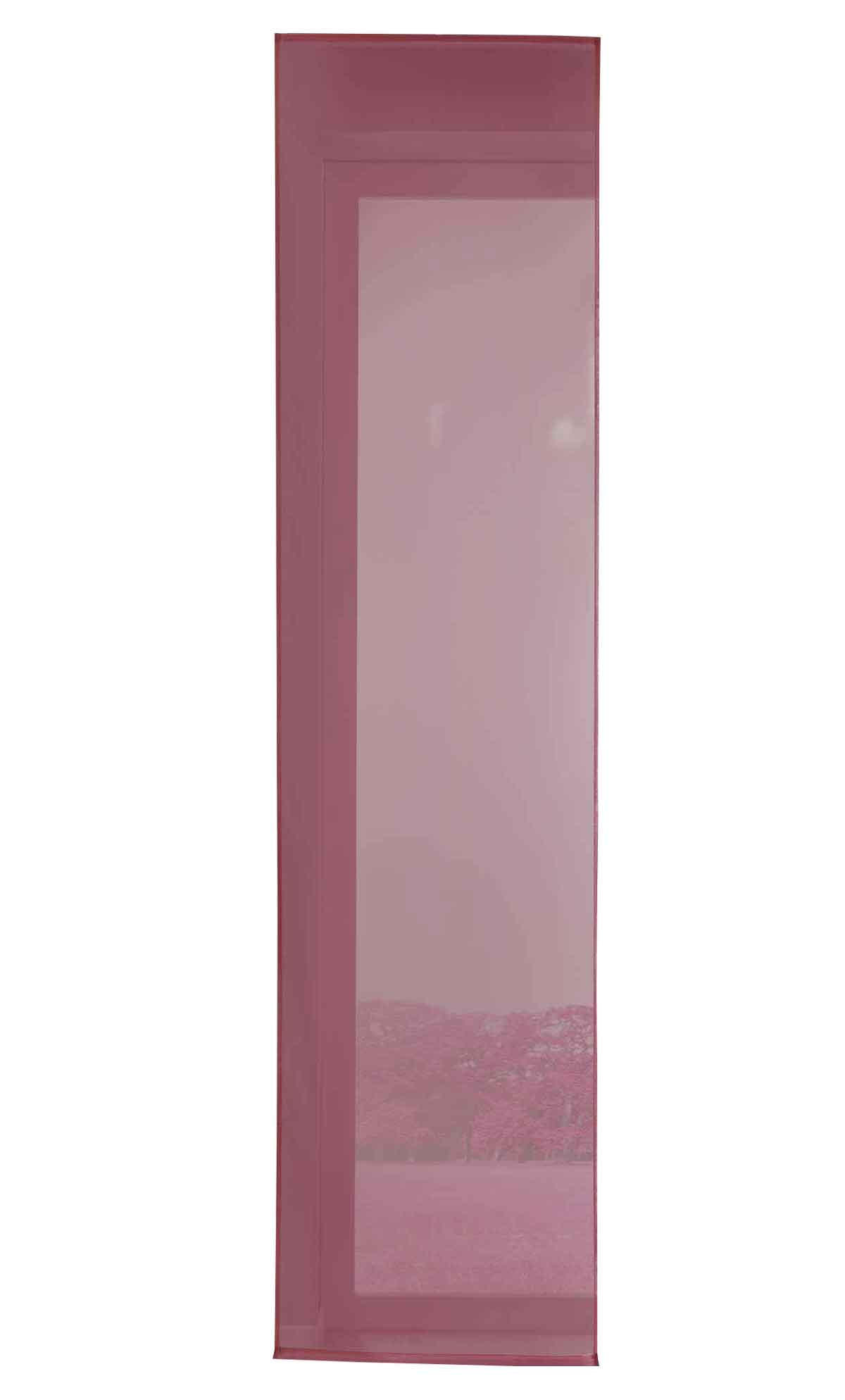 VORHANG HxB 245x60 cm Bordeaux - Bordeaux, Textil (60/245/245cm) - Gardinenbox