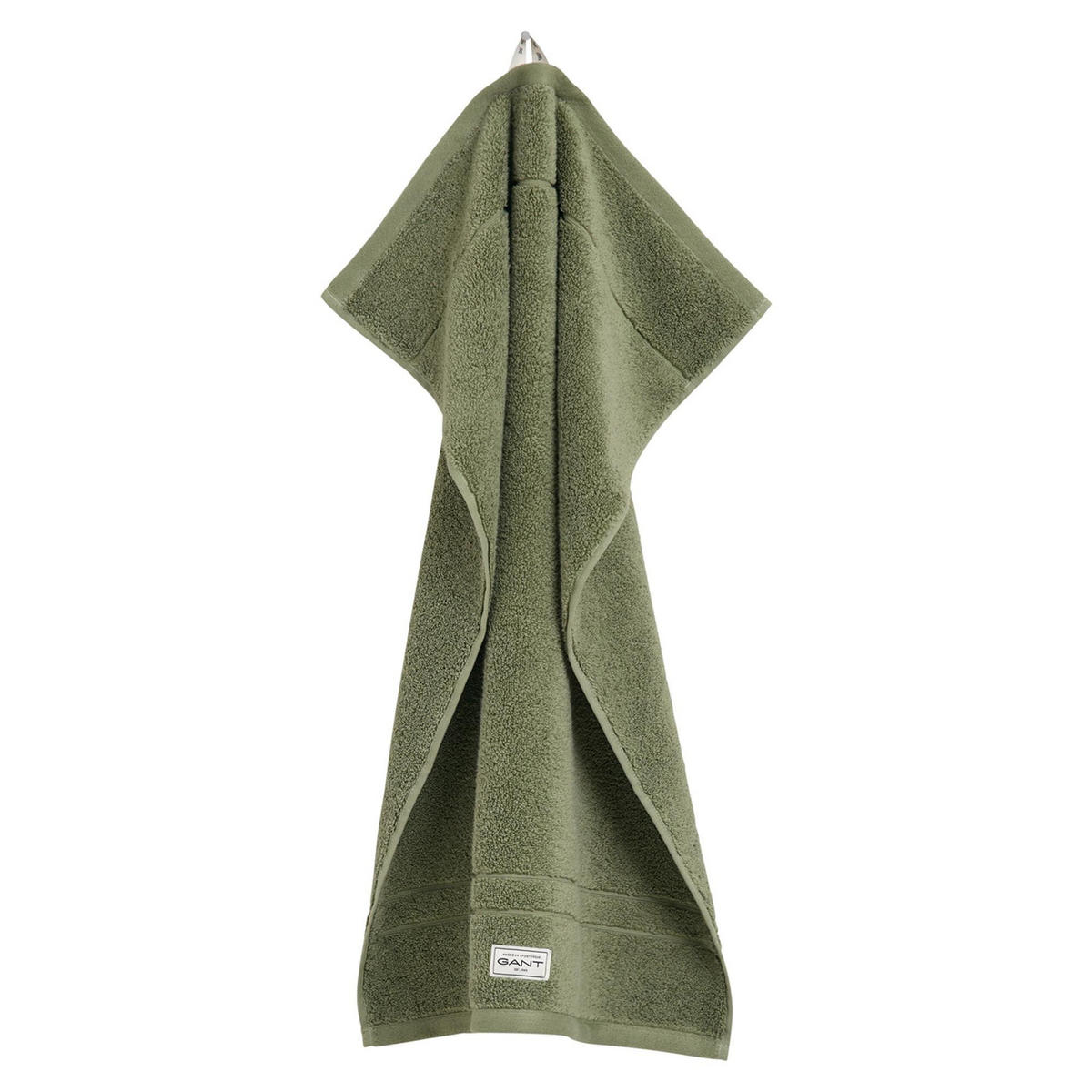 HANDTUCH Unisex Premium Towel Grün Baumwolle - Grün, Textil (100/50cm) - GANT