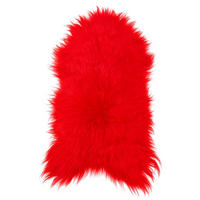 SCHAFFELL Islandfell Rot Langwollig ca. 100 cm - Rot, Fell (60/100cm)