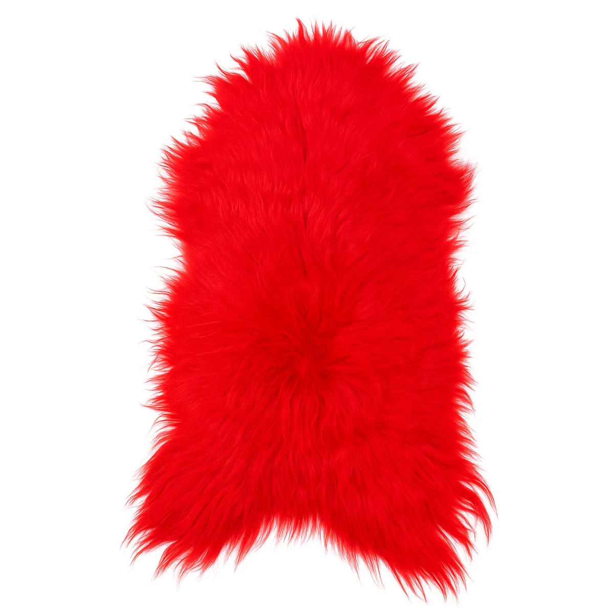 SCHAFFELL Islandfell Rot Langwollig ca. 100 cm - Rot, Fell (60/100cm)