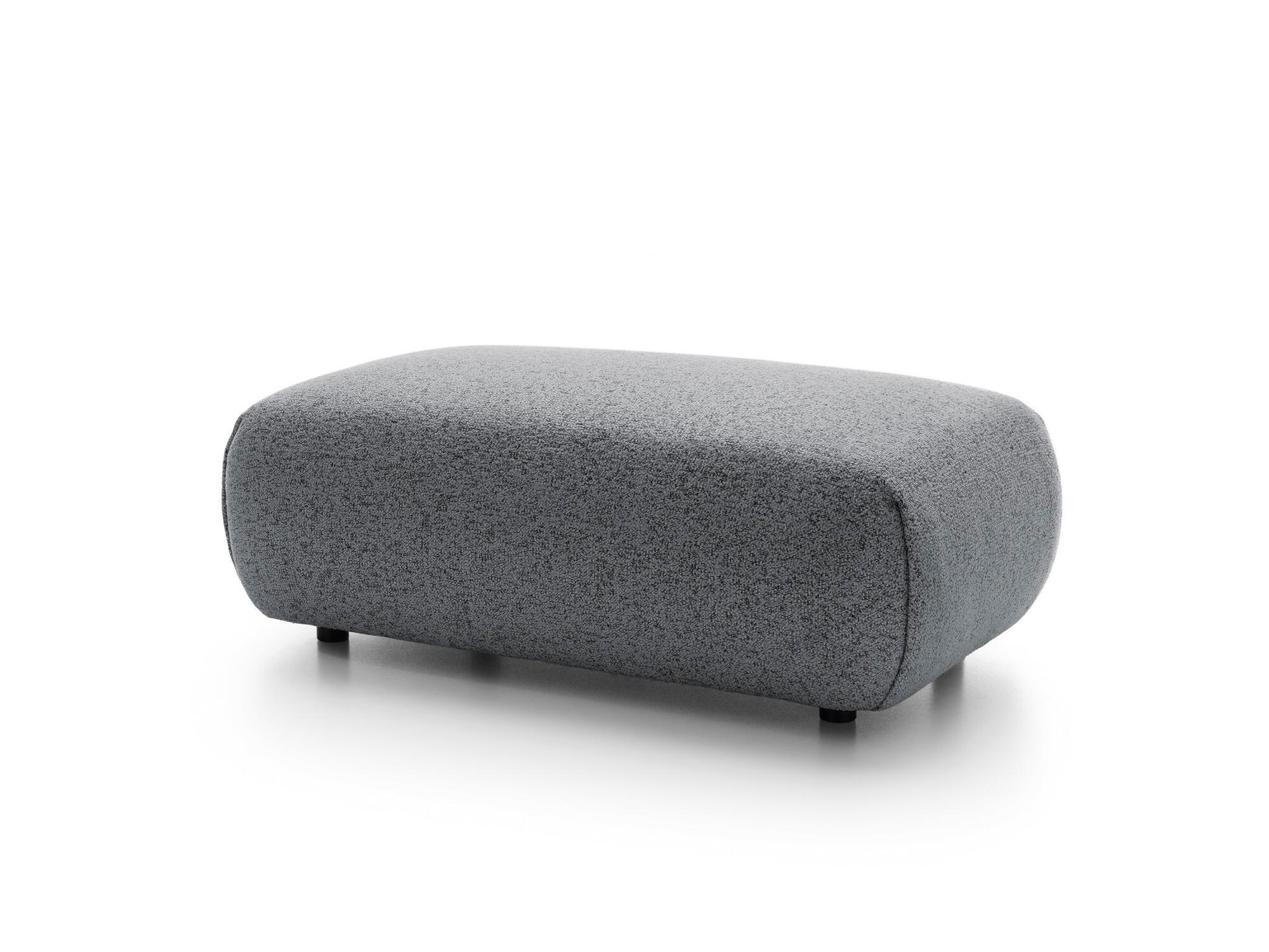 SITZPOUF POCKET Grau 113x70x43 cm - Grau, Textil (113/43/70cm) - FURNLUX