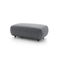 SITZPOUF POCKET Grau 113x70x43 cm - Grau, Textil (113/43/70cm) - FURNLUX