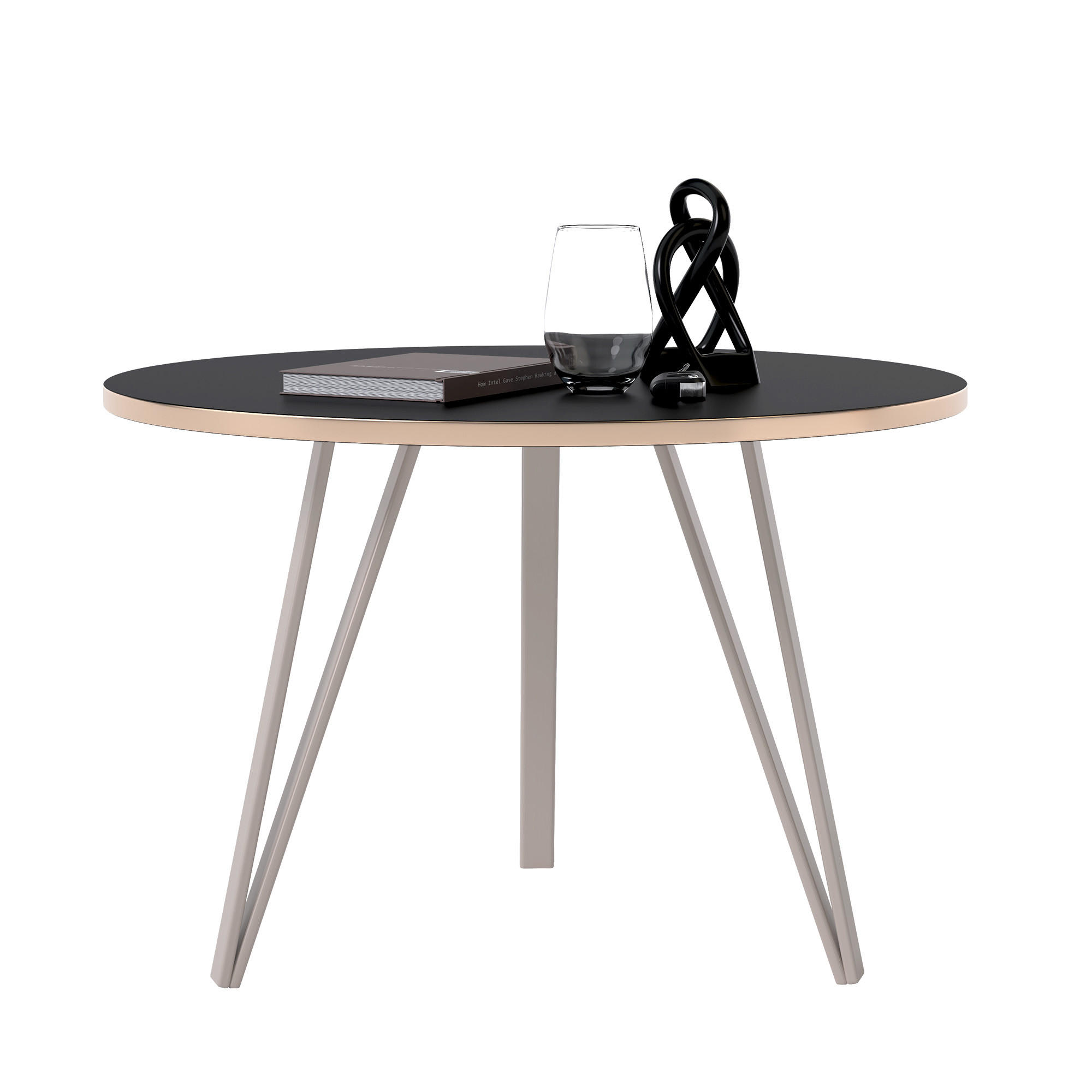 COUCHTISCH RIO - Schwarz, Holzwerkstoff (67/67/45cm) - Idohome