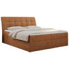 BOXBETT DIEGOS 160/200 Orange Struktur - H3 - Orange, Holz/Textil (160/200cm) - MKS