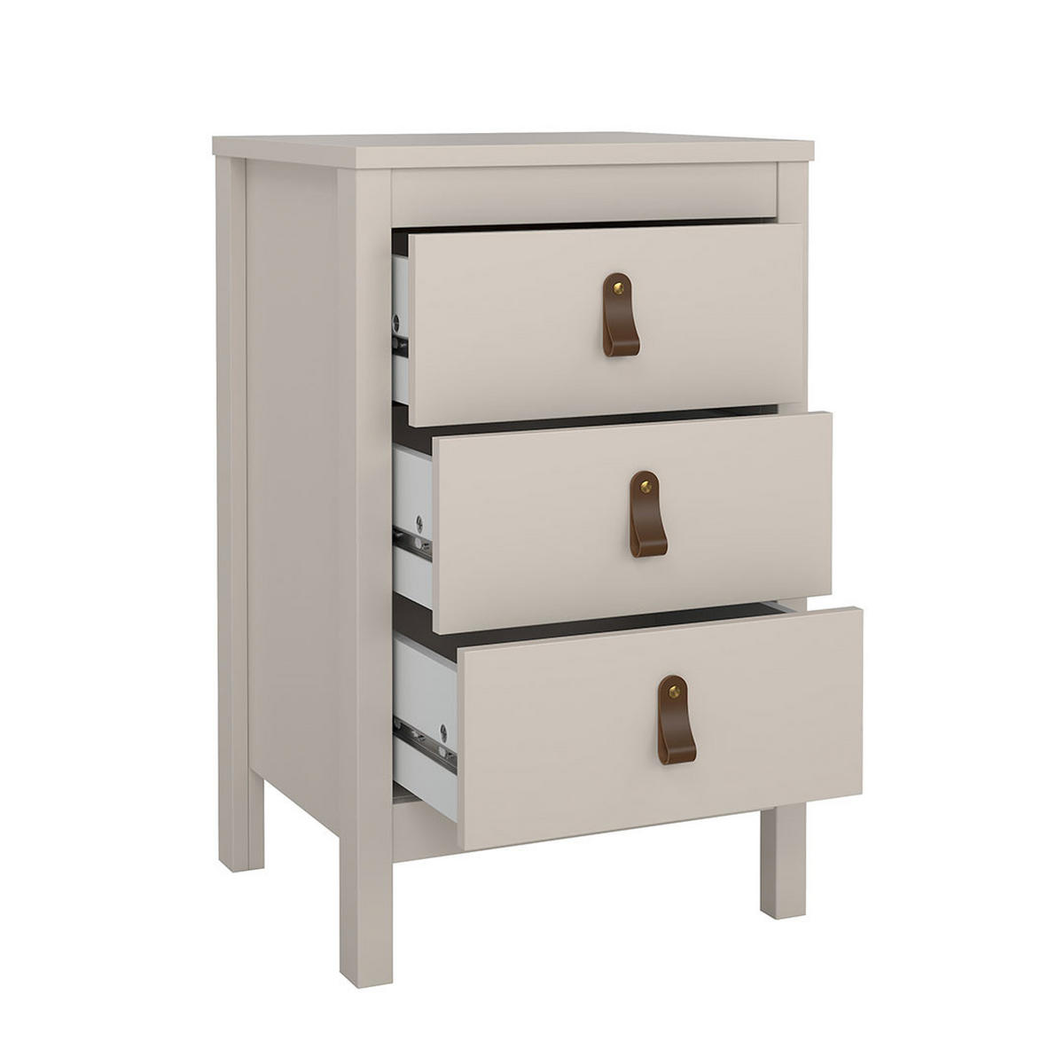 NACHTTISCH, Madrid, Kaschmir, Holzwerkstoff, 44 x 39 x 70 cm - Kaschmir, Holzwerkstoff (44/70/39cm) - ebuy24