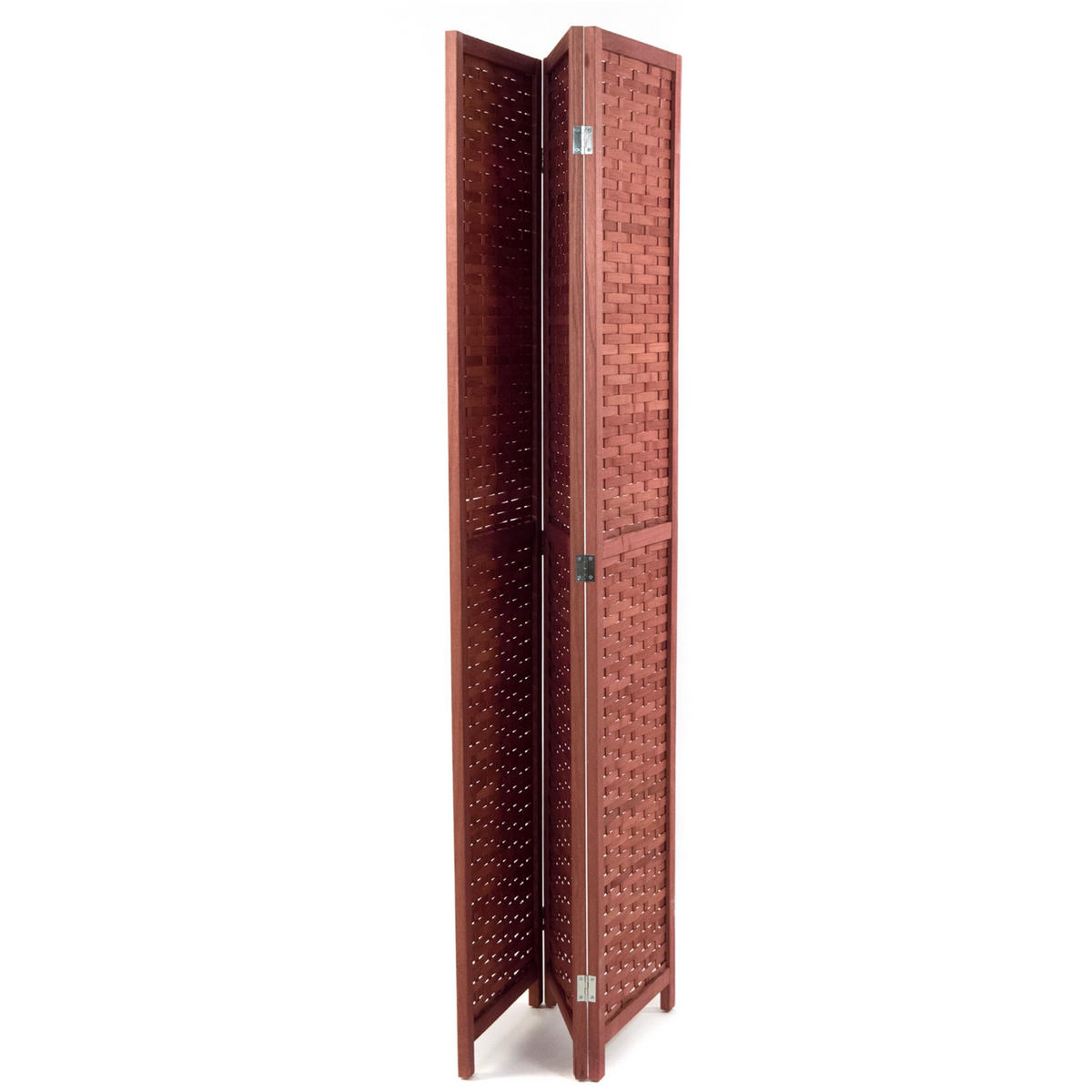 RAUMTEILER Autumn 3-tlg Bambus Holz kastanienbraun - Braun, Holz (120/170/3cm) - DESIGN DELIGHTS