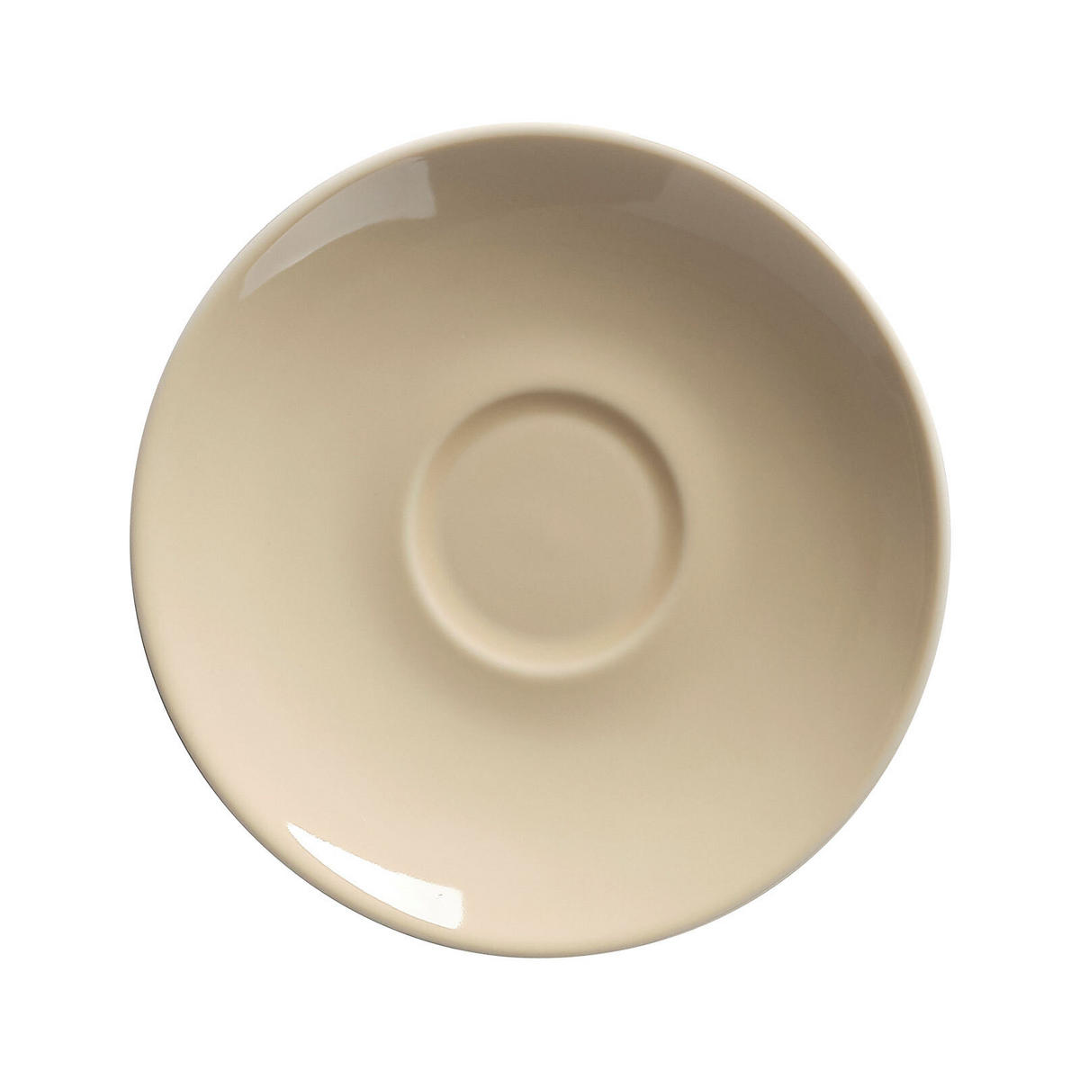 ESPRESSOUNTERTASSEN Doppio Vanilla ø 12 cm 6er Set - Ecru, Keramik (12cm) - Ritzenhoff Breker