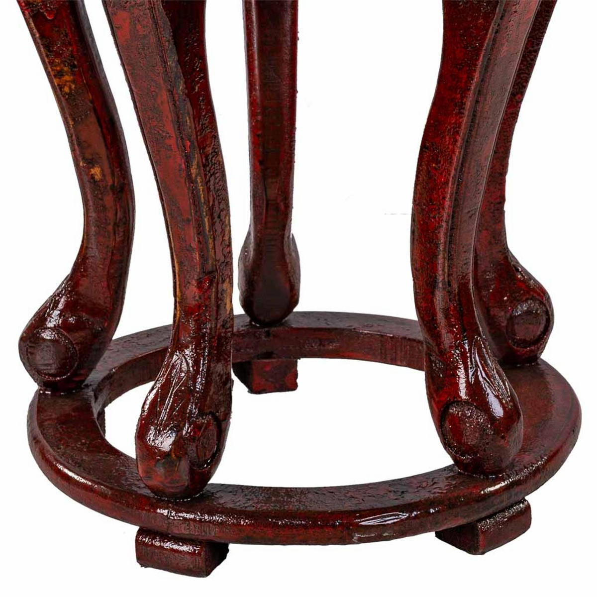 BEISTELLTISCH aus Holz 36x36x55cm cm - Rot, Holz (36/36/55cm) - Wanderlust