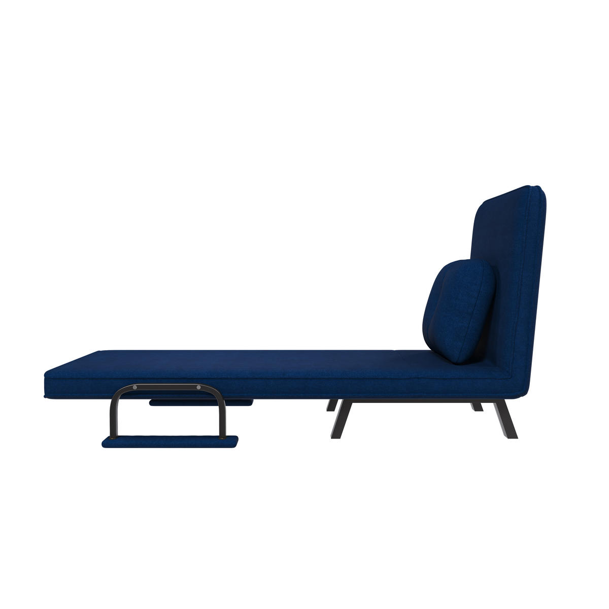 SCHLAFSESSEL 5-fach verstellbar mit Liegefunktion, DE-42425, Blau - Blau, Metall (60/79/60cm) - ComfortXL
