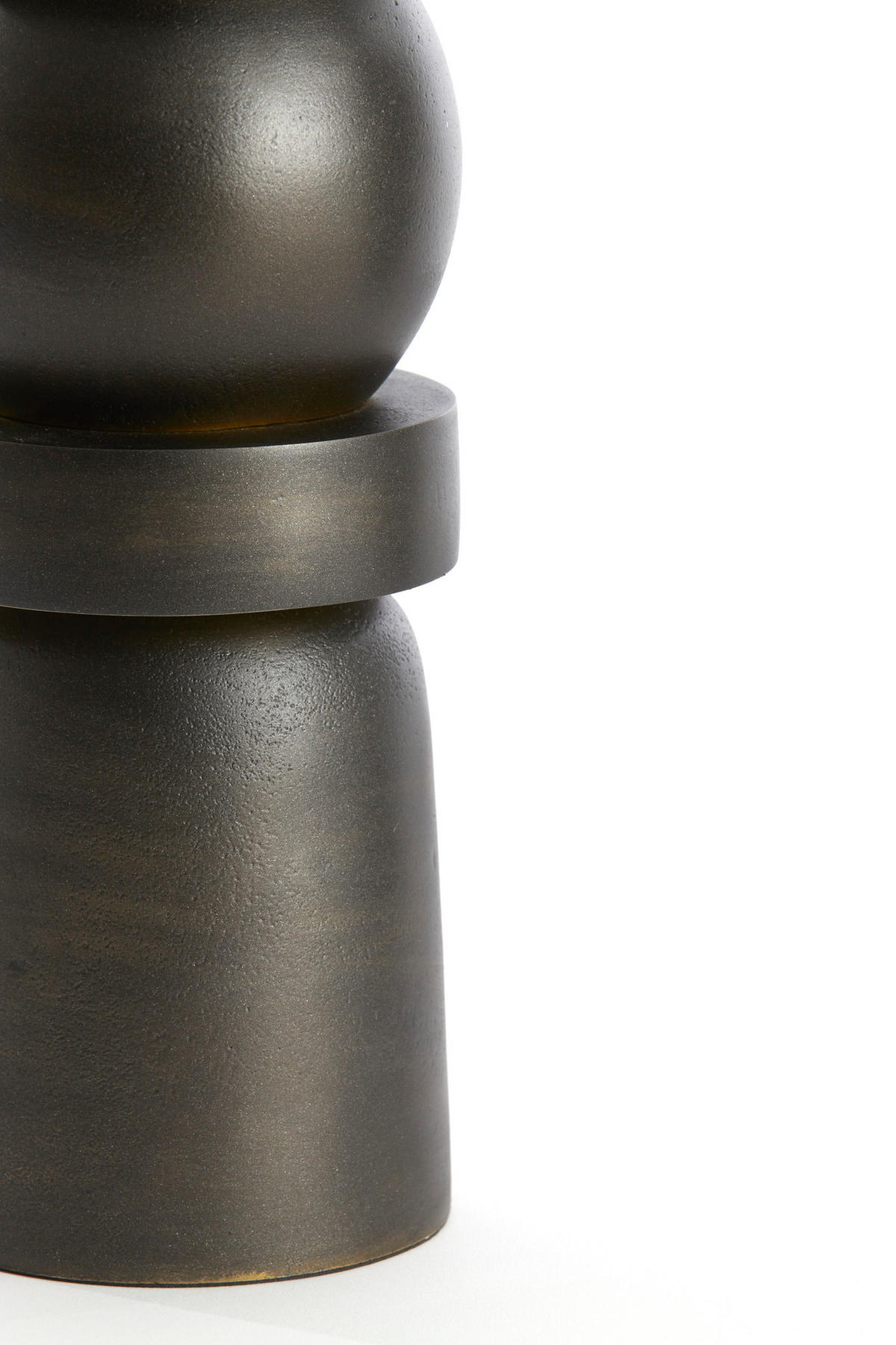 LAMPENFUSS Labis Grau Ø11/37 cm - Grau, Metall (11/11/37cm) - Light & Living