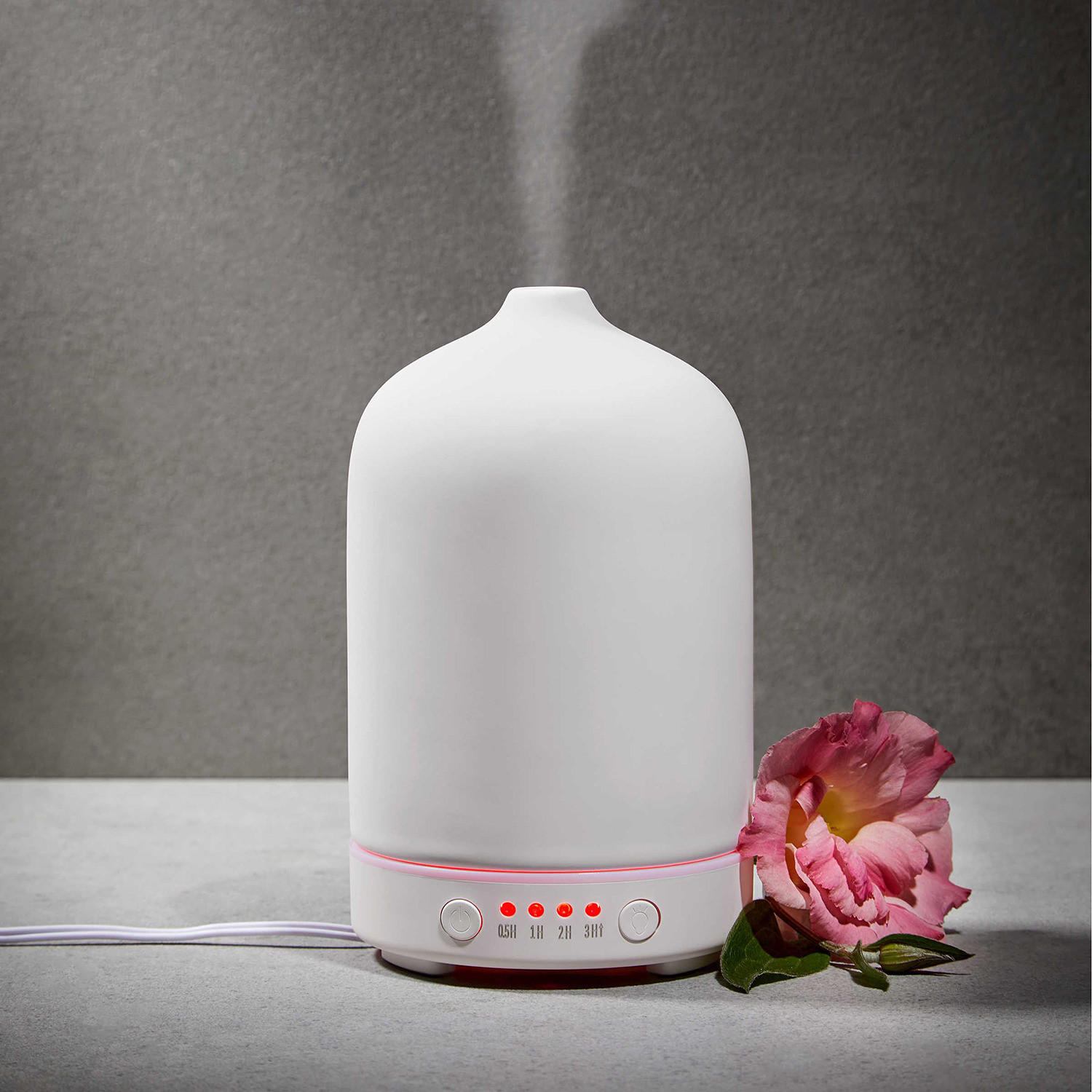 AROMA-DIFFUSER Cloud Nine - Weiß, Kunststoff (9/16/9cm) - BUTLERS